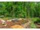 Beautiful backyard garden with raised garden beds and a variety of plants and greenery at 3603 Allpoint Dr, Marietta, GA 30062