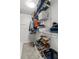 Walk-in closet with shelves for storage, organization for clothing, handbags and shoes at 3603 Allpoint Dr, Marietta, GA 30062