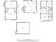 Detailed floor plan showcasing the layout of each floor of the house at 3603 Allpoint Dr, Marietta, GA 30062
