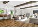 Bright and airy living room featuring wood floors, exposed beams, and plenty of natural light at 3603 Allpoint Dr, Marietta, GA 30062