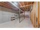 Unfinished basement with exposed beams at 503 Pinehurst Ln, Woodstock, GA 30188