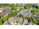 Overhead view of the neighborhood featuring mature trees and proximity to local amenities at 2525 Ashton Dr, Roswell, GA 30076