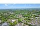 High-angle aerial view displaying house with tree coverage and surrounding area at 2525 Ashton Dr, Roswell, GA 30076