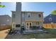 Spacious backyard with a patio for outdoor living and entertaining at 2525 Ashton Dr, Roswell, GA 30076