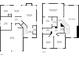 This floor plan showcases the layout of the home's two floors, including dimensions for each room at 2525 Ashton Dr, Roswell, GA 30076