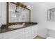 Bright bathroom featuring a large mirror, vanity, and a shower at 446 Harold Ne Ave, Atlanta, GA 30307