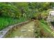 Beautiful backyard landscape with stone steps through a lovely garden at 446 Harold Ne Ave, Atlanta, GA 30307