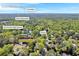 Aerial view of Dunwoody, GA, highlighting the home's location near Dunwoody High School and Stone Mountain at 1851 Mount Vernon Rd, Dunwoody, GA 30338
