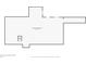 Unfinished basement floor plan, dimensions 72'3