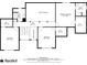 Detailed floor plan showcasing the layout, dimensions, and flow of the home's upper levels and the rooms within at 9295 Martin Rd, Roswell, GA 30076