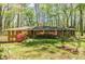 Charming brick home surrounded by lush greenery and flowering shrubs at 2680 Irene Dr, Marietta, GA 30066