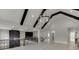 Elegant living area with black marble accent wall and black metal railing at 409 Thunder Rd, Buford, GA 30518