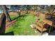 Beautifully maintained backyard with a new wooden fence and fresh landscaping at 676 S Grand Nw Ave, Atlanta, GA 30318