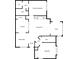 Layout of the home including the kitchen, living room, bedrooms, and bathrooms at 2605 Vineyard Se Way, Smyrna, GA 30082