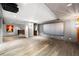 Finished basement with projector, movie screen, hardwood floors, and wet bar for ultimate entertainment at 265 Tara Trl, Atlanta, GA 30327