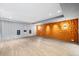 Finished basement with decorative wall and recessed lighting at 265 Tara Trl, Atlanta, GA 30327