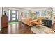 Bright living room featuring hardwood floors and modern decor at 3143 Church St, East Point, GA 30344