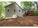 Backyard features a deck with stairs from the rear of the house at 69 Due West Pass, Dallas, GA 30157