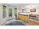 Kitchen featuring updated appliances, a breakfast nook, and outdoor access at 69 Due West Pass, Dallas, GA 30157