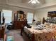 Spacious main bedroom featuring a tray ceiling at 4206 Shoreside Cir, Snellville, GA 30039