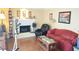 Inviting living room featuring a brick fireplace and comfortable seating at 574 Trillum Sw Ct, Marietta, GA 30008