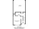 First floor floor plan with garage, primary bedroom, bath, foyer, and staircase at 1608 Falcon Crest Way # 58, Decatur, GA 30032
