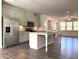 Modern kitchen featuring stainless steel appliances, granite countertops, and a spacious island at 1608 Falcon Crest Way # 58, Decatur, GA 30032