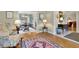 Open-concept living area showcasing hardwood floors and sophisticated decor at 2473 Kings Arms Dr, Atlanta, GA 30345