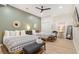 Well-designed bedroom features twin beds, decorative mirrors, and stylish bohemian accents at 521 Smithstone Se Rd, Marietta, GA 30067