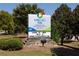 Rabbit Hill Park sign showcases Gathering-friendly activities and water safety programs at 1800 Jordan Brook Dr, Lawrenceville, GA 30043