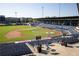 Expansive view of a baseball stadium showing green field, seats, and architecture on a sunny day at 1800 Jordan Brook Dr, Lawrenceville, GA 30043