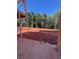 View of the flat backyard and exposed building supports at 407 Thunder Rd, Buford, GA 30518