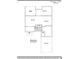 Basement floor plan shows layout, future bath, garage and lower outdoor living spaces at 407 Thunder Rd, Buford, GA 30518