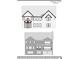 Detailed elevation plans showing the front and rear views of the home with brick and window placements at 407 Thunder Rd, Buford, GA 30518