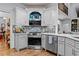 Kitchen with stainless steel appliances, quartz countertops, and tile backsplash at 2407 Honey Ct, Mcdonough, GA 30252