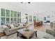 Open-concept living room with natural light, dining area, and seamless flow to kitchen at 330 Plantation Way, Roswell, GA 30075