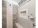 Modern tile shower showcasing sleek fixtures and design at 3585 Legacy Trce, Alpharetta, GA 30022