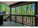 Wooden deck overlooking an abundance of trees at 2022 Ramblewood Ne Ct, Marietta, GA 30062