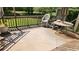 Relaxing deck space with outdoor seating overlooking a lush yard at 4909 Woodhurst Way, Stone Mountain, GA 30088