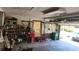 Spacious garage with ample storage and tools, perfect for DIY projects at 4909 Woodhurst Way, Stone Mountain, GA 30088