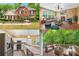 Collage showcasing the home's exterior, living room, kitchen, and outdoor deck at 10044 Point View Dr, Jonesboro, GA 30238