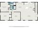 Detailed floor plan showcasing the layout of the bedrooms, kitchen, and living room at 1085 Azalea Ne Cir, Marietta, GA 30062