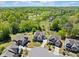 An aerial view of beautiful homes surrounded by lush greenery and trees, highlighting the neighborhood's serene setting at 6090 Pennant Ln, Suwanee, GA 30024