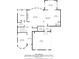 Second-floor blueprint featuring the sunroom, kitchen, living room, and breakfast nook at 6090 Pennant Ln, Suwanee, GA 30024