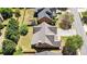 Aerial view of a home showing mature trees, yard and roof at 28 Summer Nw Pl, Cartersville, GA 30121