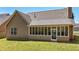 The backyard includes a screened-in porch and a well-maintained lawn at 28 Summer Nw Pl, Cartersville, GA 30121