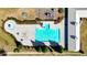 Aerial view of community pool, playground and picnic area at 28 Summer Nw Pl, Cartersville, GA 30121