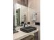 Stylish bathroom vanity with black sink and decorative hardware at 2469 River Oak Dr, Decatur, GA 30033