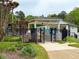 Leafmore Club entrance with a playground, picnic pavilion, and well-kept landscaping at 2469 River Oak Dr, Decatur, GA 30033