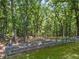Scenic wooded property with a charming rustic fence line and mature trees in a peaceful and serene setting at 269 Red Gate Dr, Canton, GA 30115